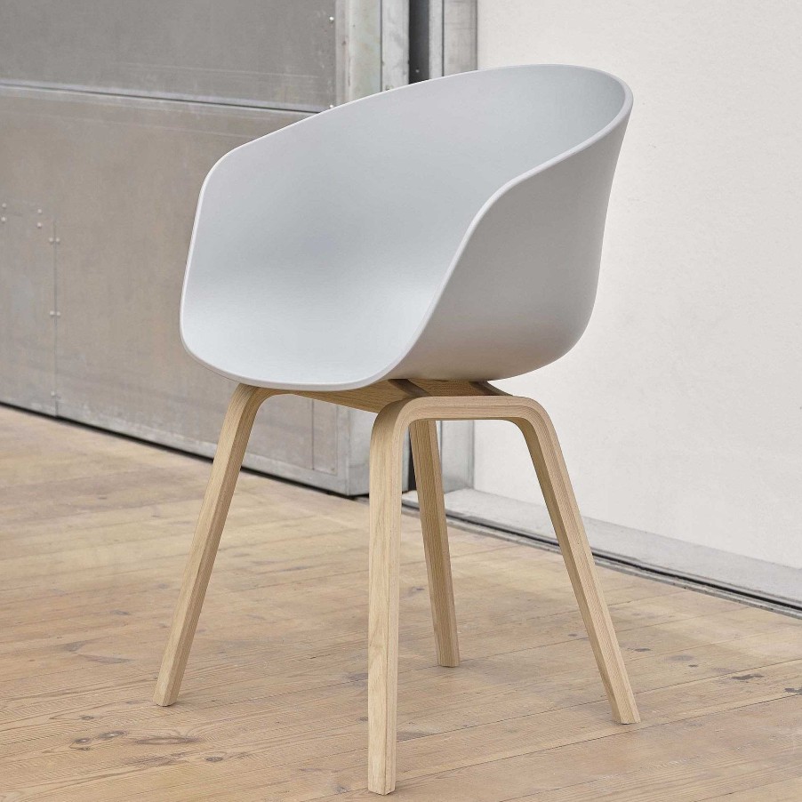 HAY Chairs | Aac 22 Chair | Oak/Grey