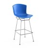 Knoll Stools | Bertoia Plastic Bar Stool | Chrome/Blue