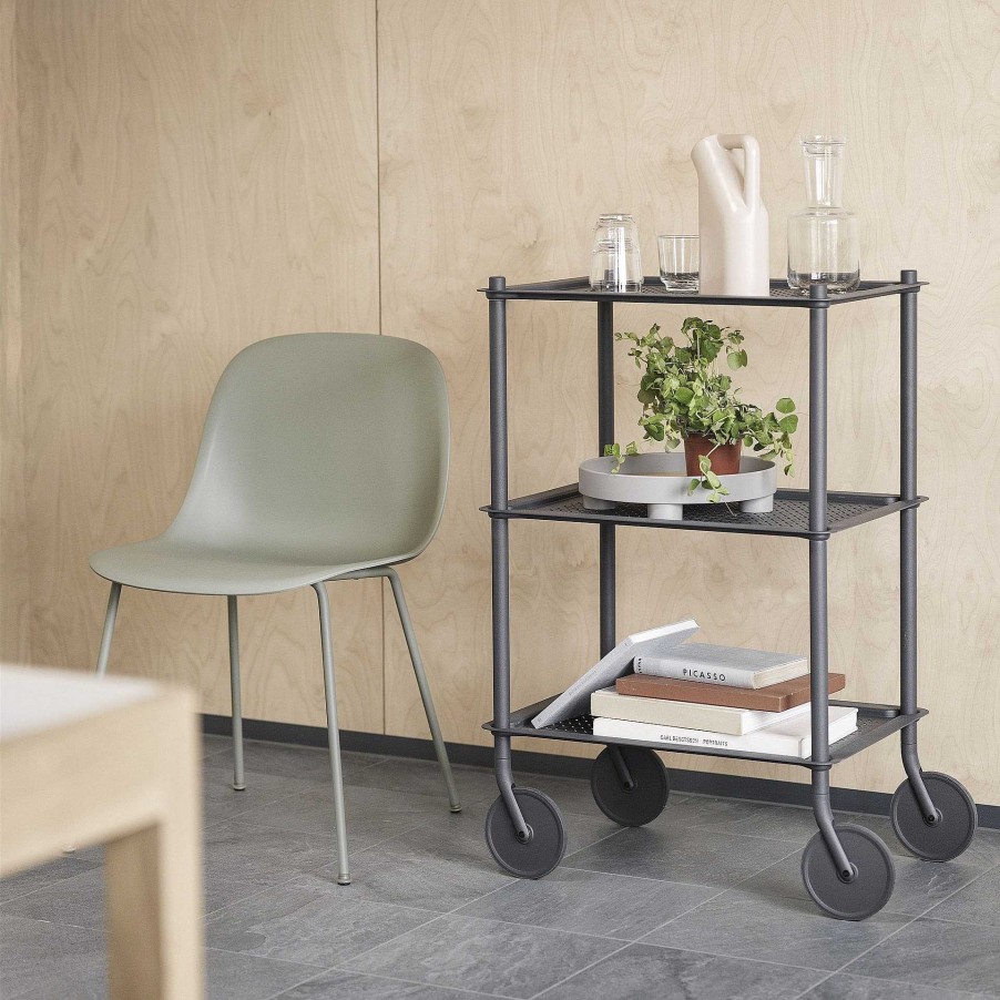 Muuto Coffee Tables | Flow Trolley | Trolley | Blue-Grey