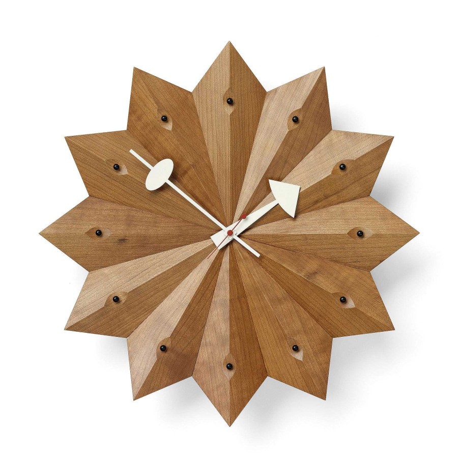 Vitra Clocks | Fan Clock | Cherry Wood