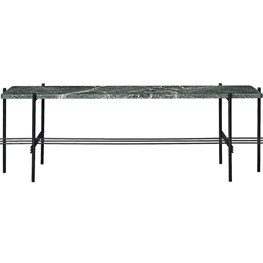 GUBI Dining Tables | Ts Console | Console | Green Guatemala Marble