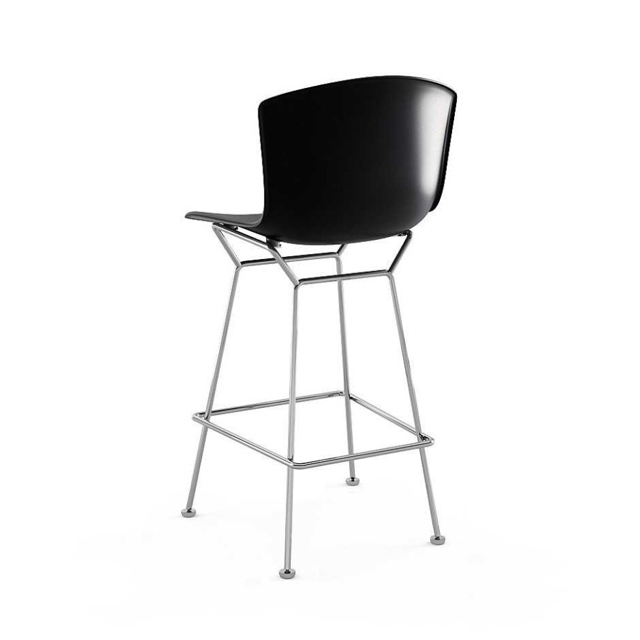 Knoll Stools | Bertoia Plastic Bar Stool | Chrome/Black