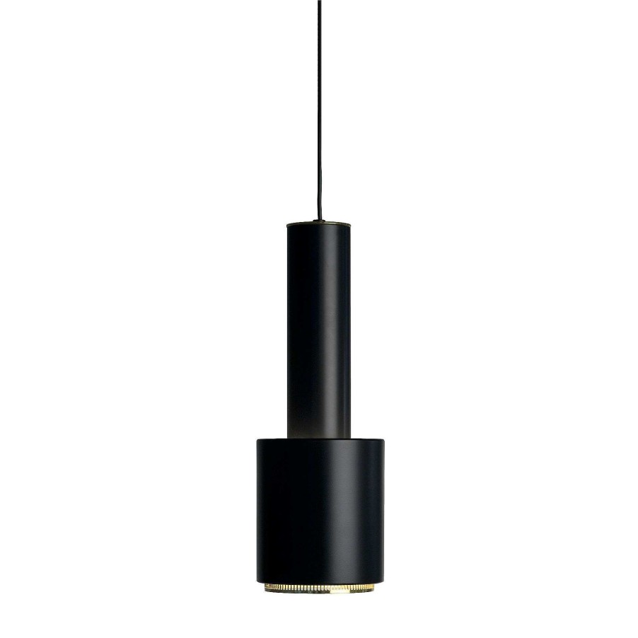 Artek Pendant Lights | A110 "Hand Grenade" | Pendant Lamp - Black Steel