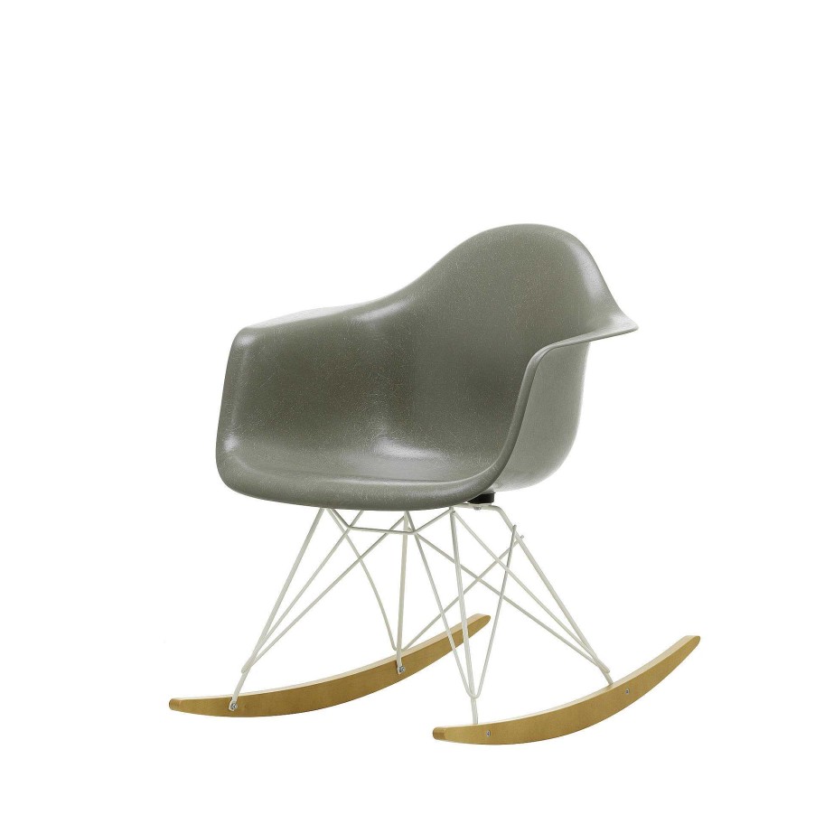 Vitra Chairs | Eames Fiberglass Armchair Rar | Rocking Chair | Raw Umber