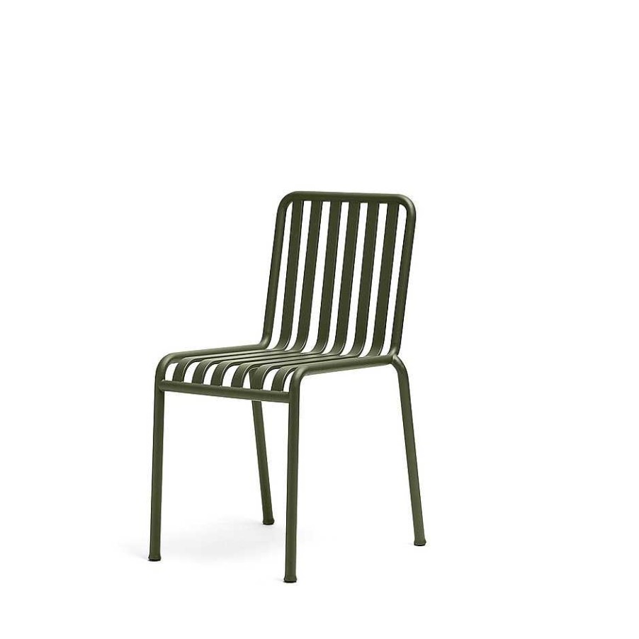 HAY Outdoor Chairs | Palissade Chair | Outdoor Chair | Olive Green