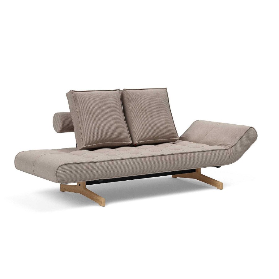 Innovation Living Sofa Beds | Ghia Daybed | 318 - Oak Legs | 80-210 Cm