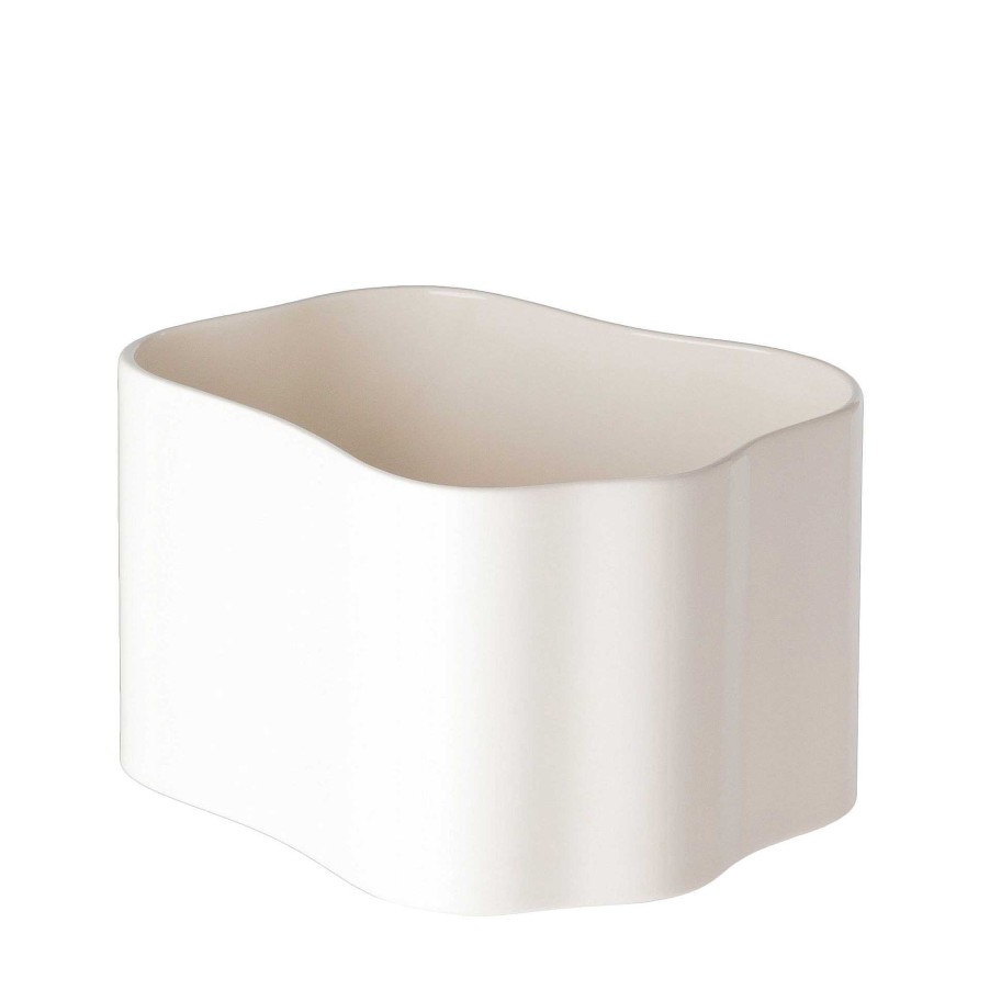 Artek Vases | Riihitie Plant Pot B | Polished White - Large