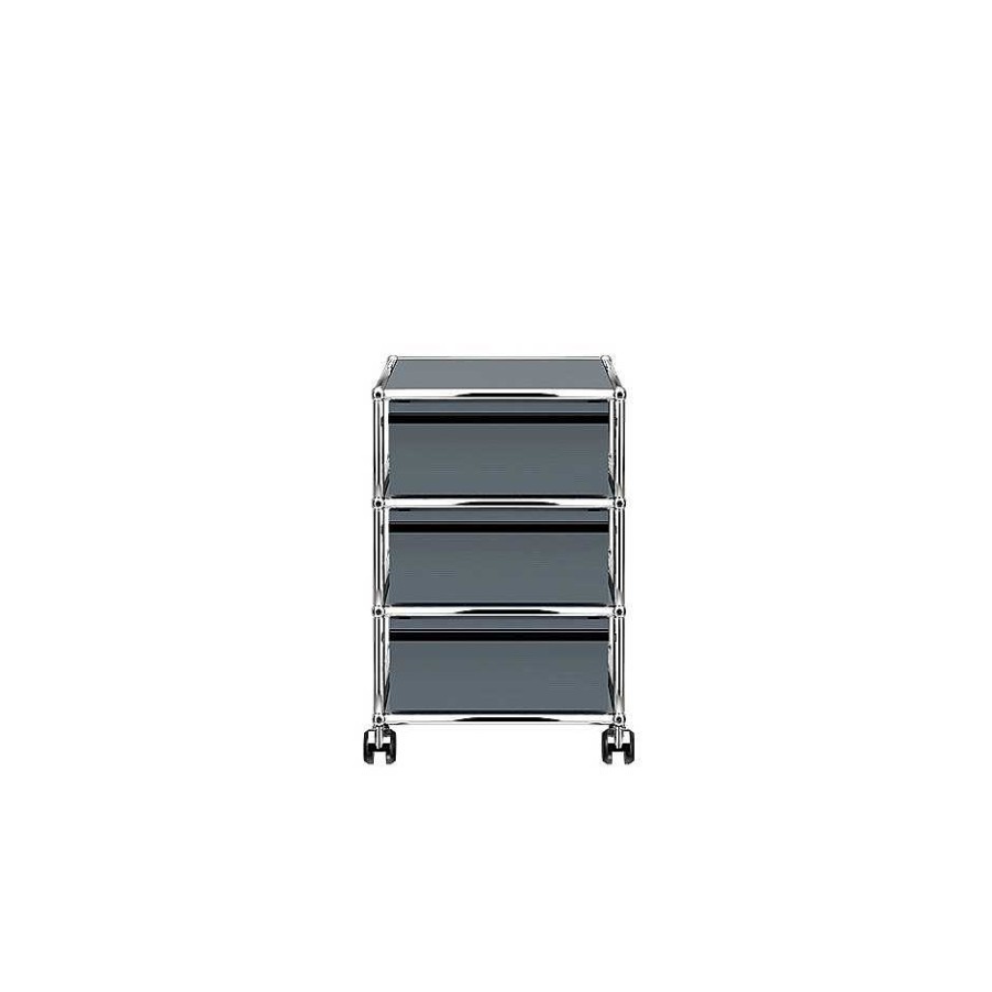 USM Decoration | Haller | Storage Cabinet With Wheels 41X52 - Medium Grey