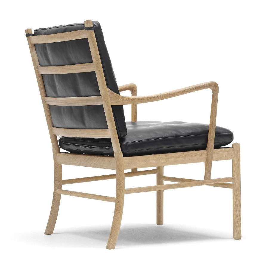 Carl Hansen & Søn Single Armchairs | Ow149 | Armchair | Oak - Black Leather