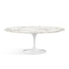 Knoll Dining Tables | Saarinen Tulip Table | Dining Table Oval | Calacatta Marble Shiny Finish