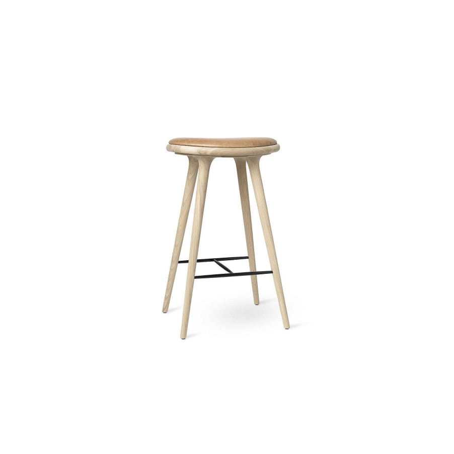 Mater Stools | High Stool | Soaped Oak - 74 Cm