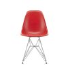 Vitra Chairs | Eames Plastic Chairs Dsr | Chrome Base - Poppy Red