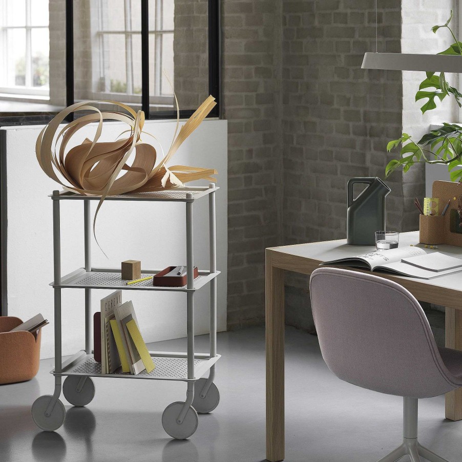 Muuto Coffee Tables | Flow Trolley | Trolley | Grey