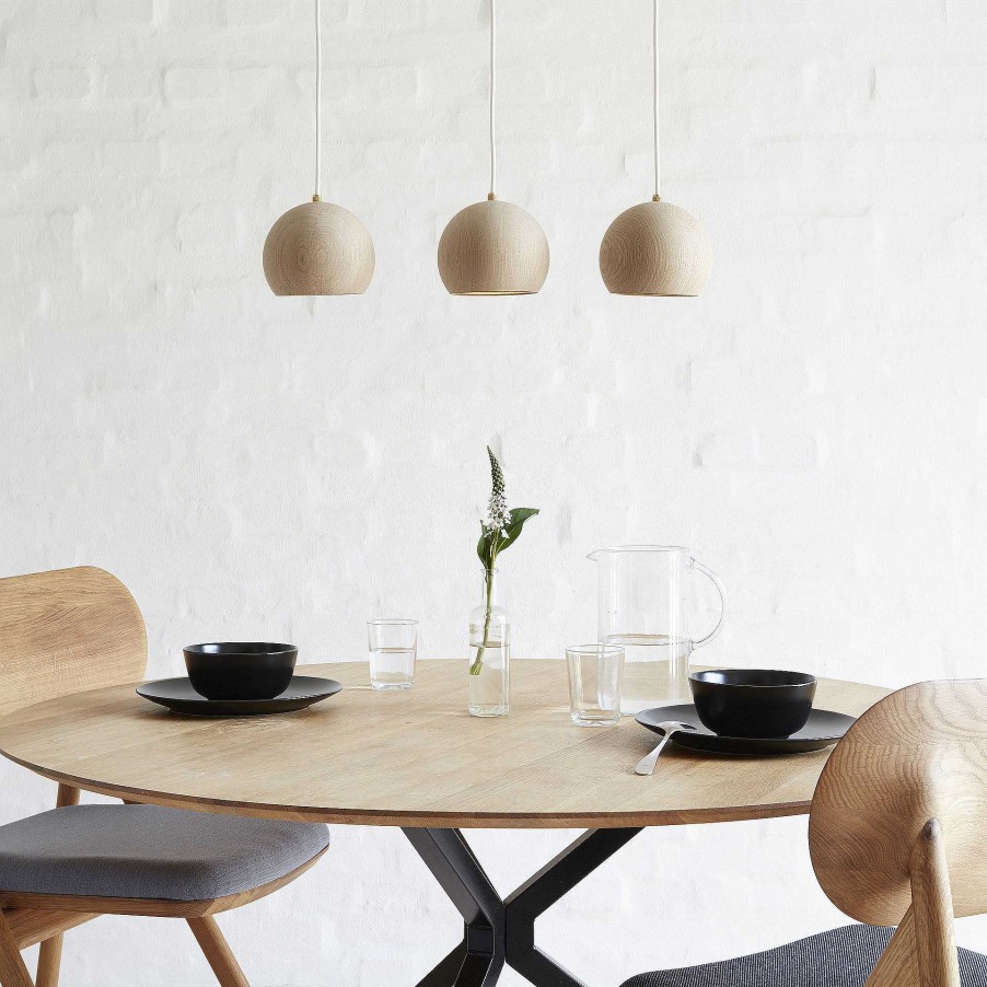 Brdr. Krüger Pendant Lights | Lune Pendant Lamp | White Oiled Oak