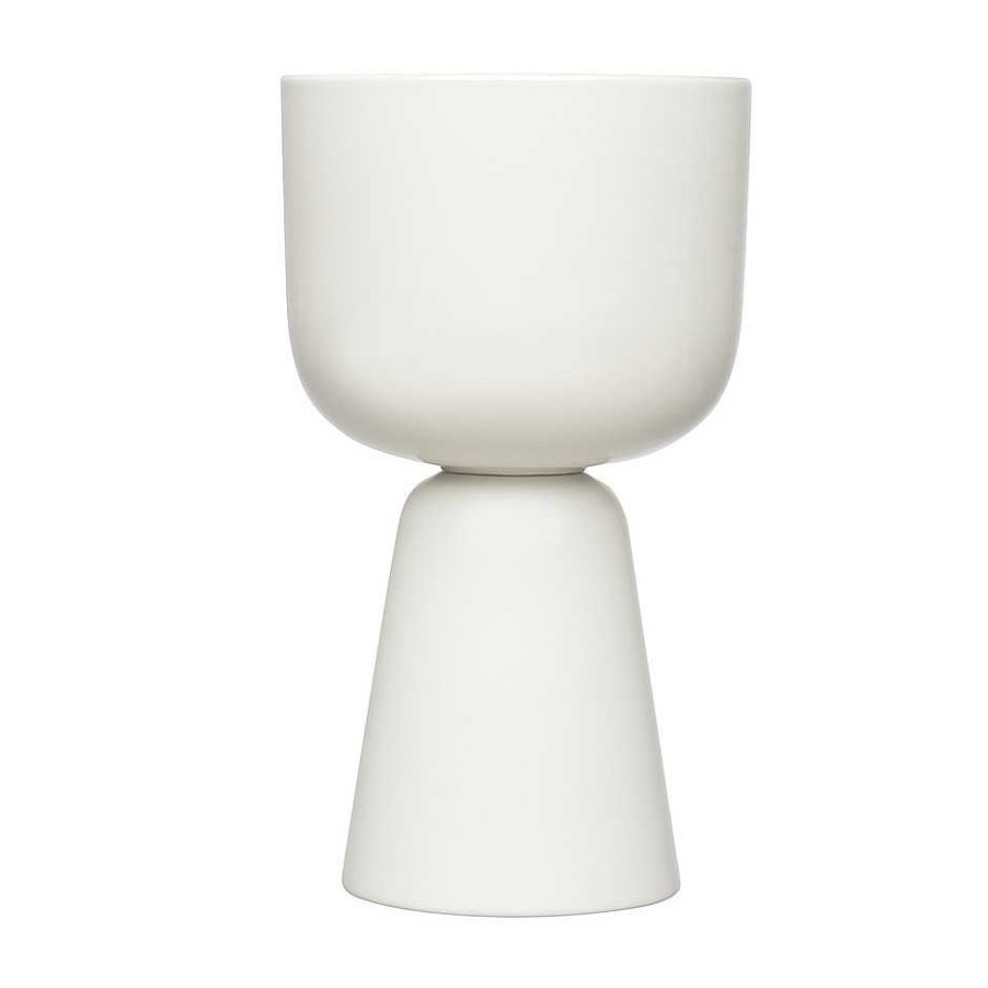 Iittala Vases | Nappula Plant Pot | 260X155Mm - White