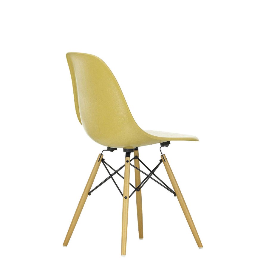 Vitra Chairs | Eames Fiberglass Side Chair Dsw | Eames Ochre Light - Yellow Maple