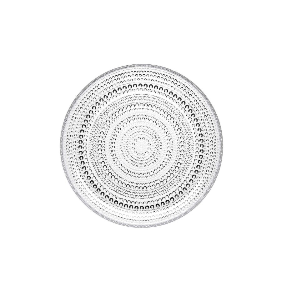 Iittala Plates And Bowls | Kastehelmi Plate | Clear - 248 Mm | Ex-Display