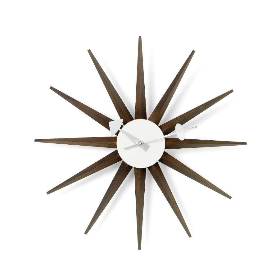 Vitra Clocks | Sunburst Clock | Walnut