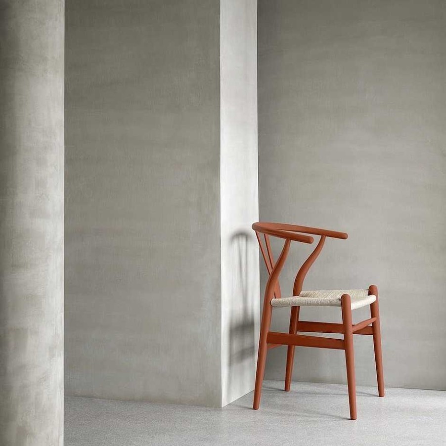 Carl Hansen & Søn Chairs | Ch24 Wishbone Chair Soft | Terracotta