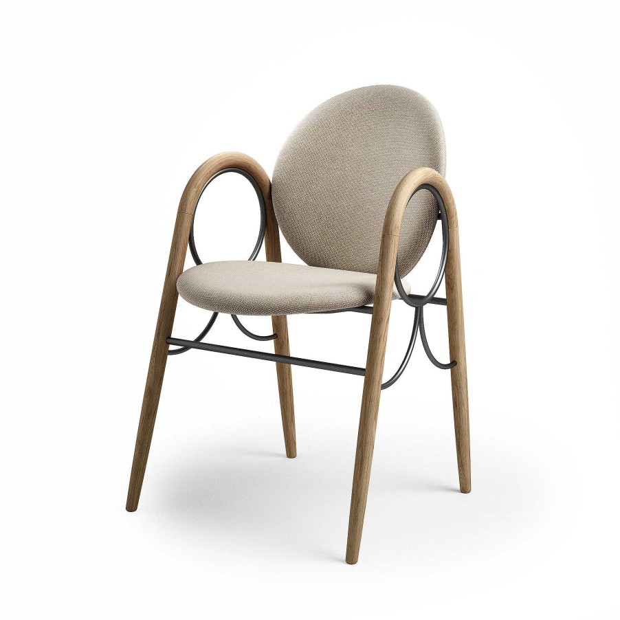 Brdr. Krüger Chairs | Arkade Chair | Oiled Oak/Cream Fabric