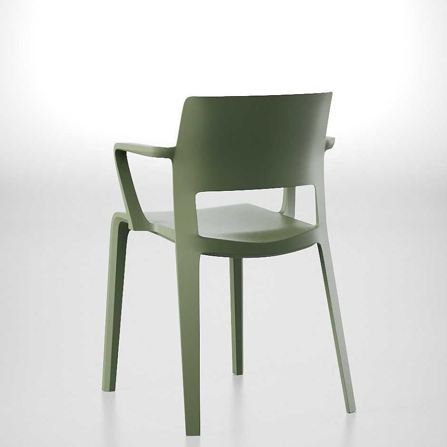 Arper Chairs | Juno 02 Armchair | Armchair | Sage Green