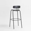 Zeitraum Stools | Okito Bar | Oak Stained Graphite Black