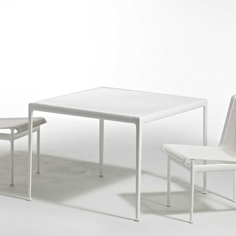 Knoll Outdoor Tables | 1966 Dining Table | Outdoor Table | White