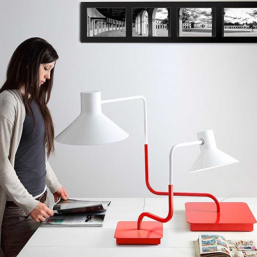 Zava Pendant Lights | Sister | Table Lamp - Ral 3002