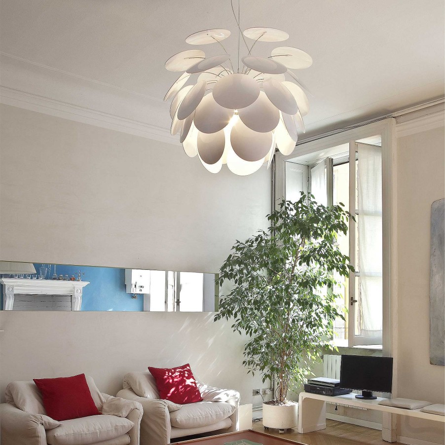 Marset Pendant Lights | Discoco 132 | Pendant Lamp | White