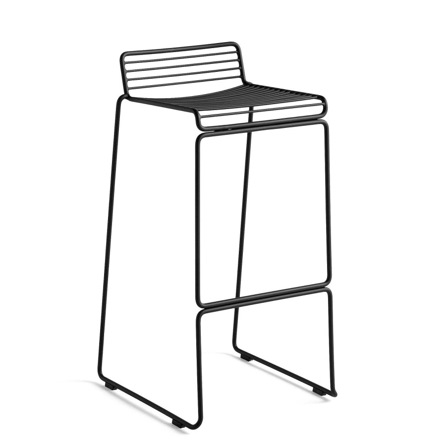 HAY Stools | Hee Bar Stool Hight | Black