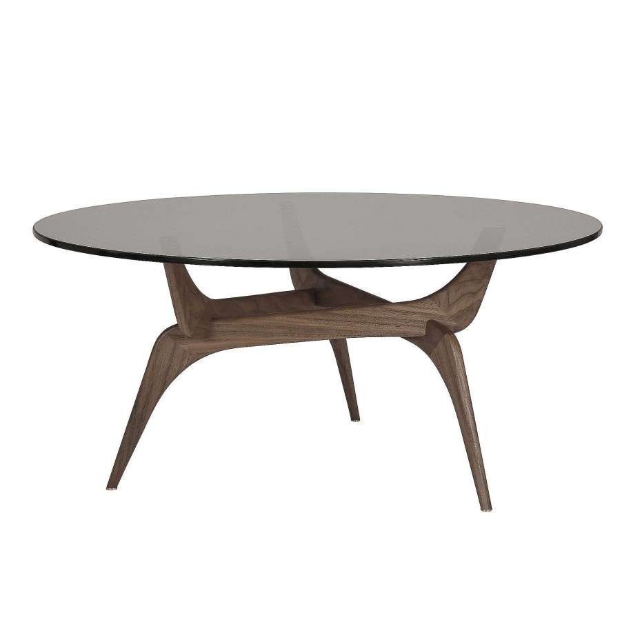 Brdr. Krüger Coffee Tables | Triiio Coffee Table | Walnut-Bronze Glass