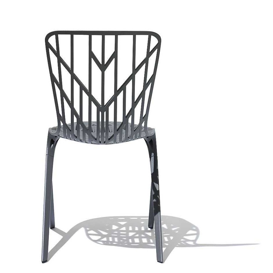 Knoll Outdoor Chairs | Washington Skeleton Chair| Outdoor Chair | Anthracite