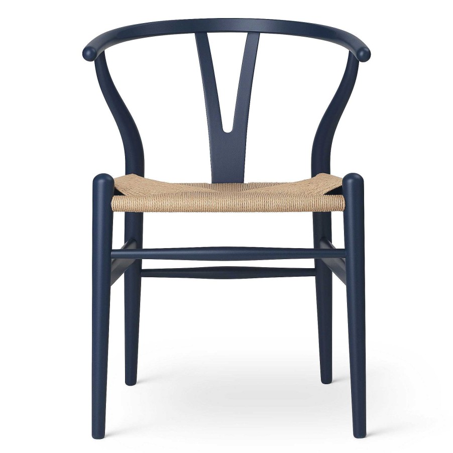 Carl Hansen & Søn Chairs | Ch24 Wishbone Chair Soft | Soft Blue Beech