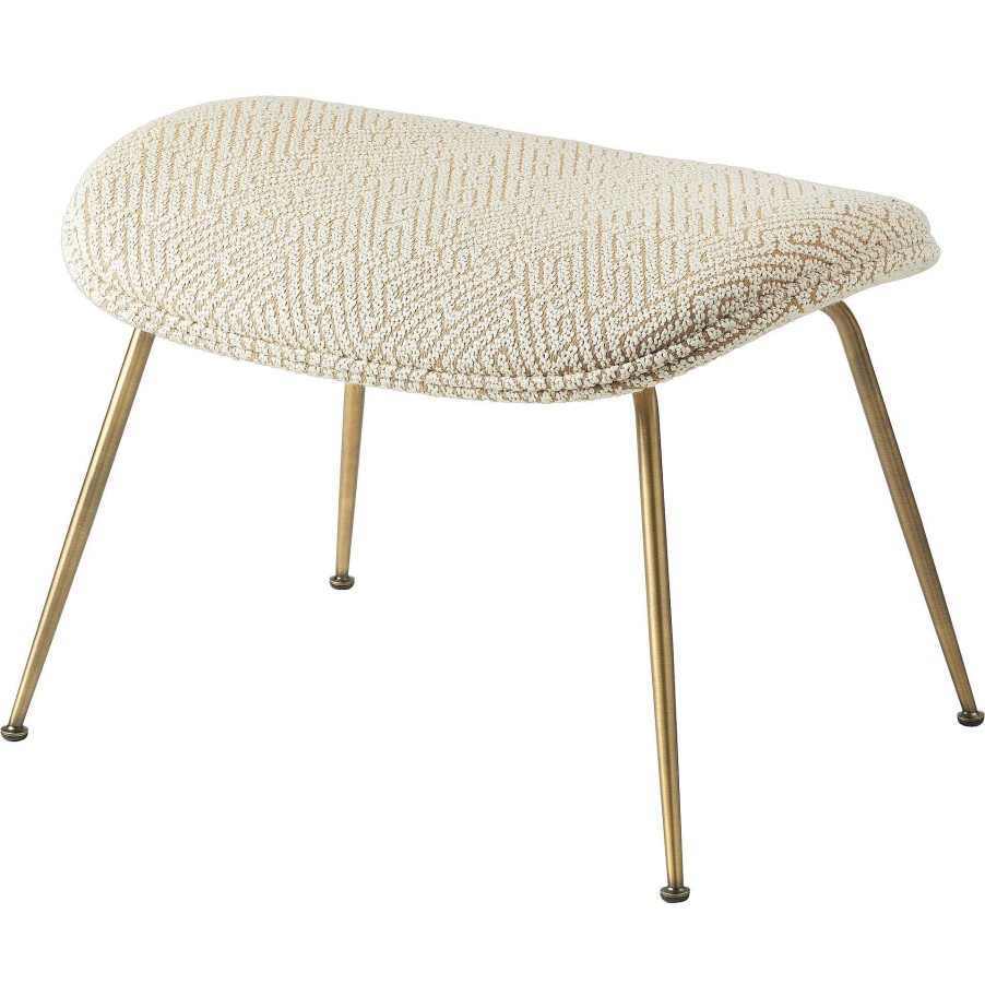 GUBI Pouf | Beetle Ottoman | Fully Upholstered