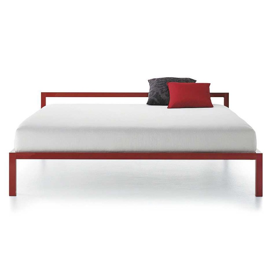 MDF Italia King Size Beds | Aluminium Bed | Red