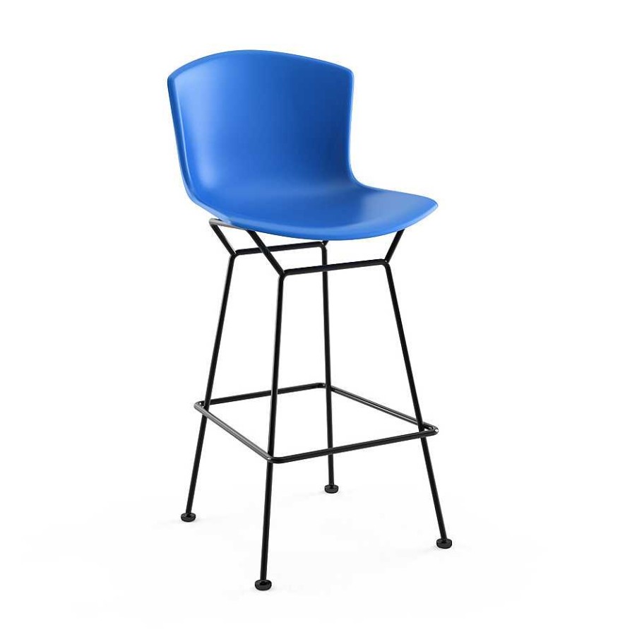 Knoll Stools | Bertoia Bar Stool | Black/Blue