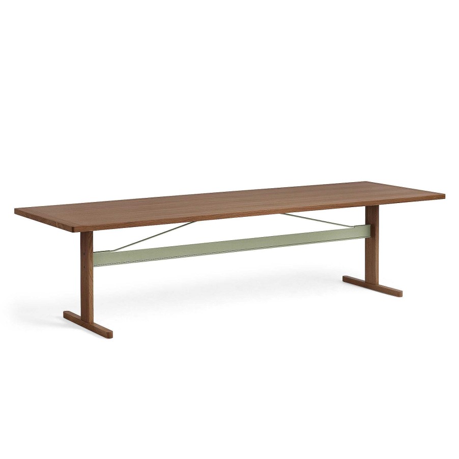 HAY Dining Tables | Passerelle Table | Table | Walnut-Olive Green