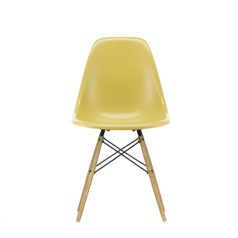 Vitra Chairs | Eames Plastic Chairs Dsw | Ash Honey Tone Base - Sunlight