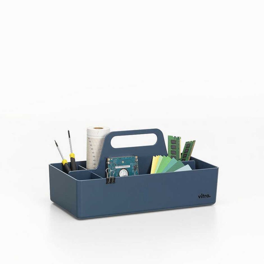 Vitra Stationery And Accessories | Toolbox Re | Organiser | Sea Blue