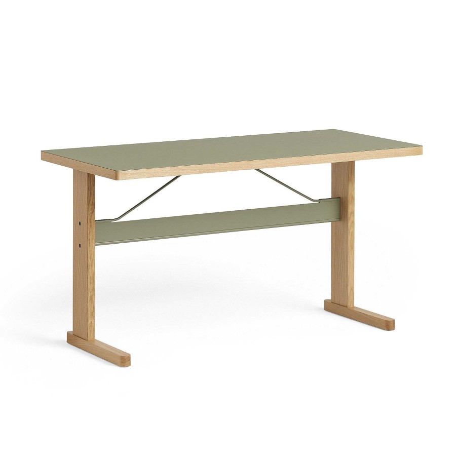 HAY Desks And Office Tables | Passerelle Desk | Desk | Oak-Olive Green