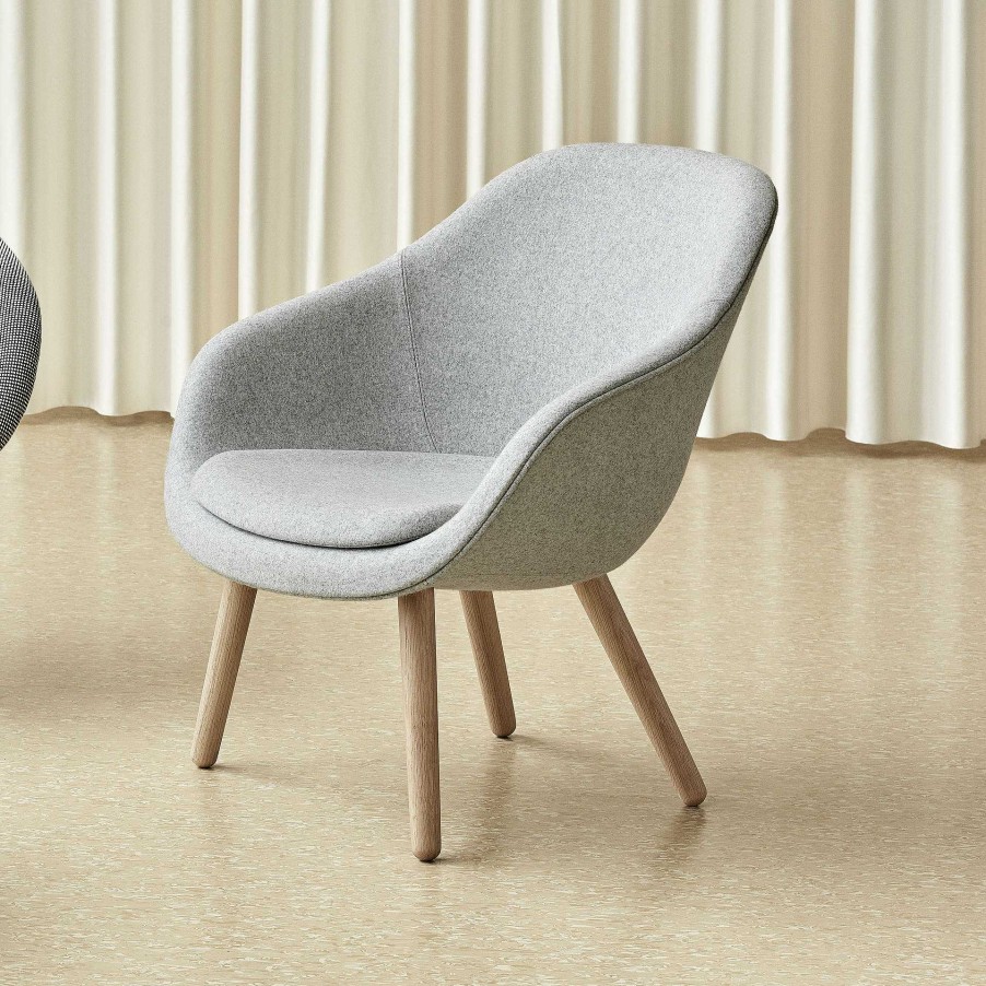 HAY Single Armchairs | Aal 82 Lounge Chair | Divina Melange 120