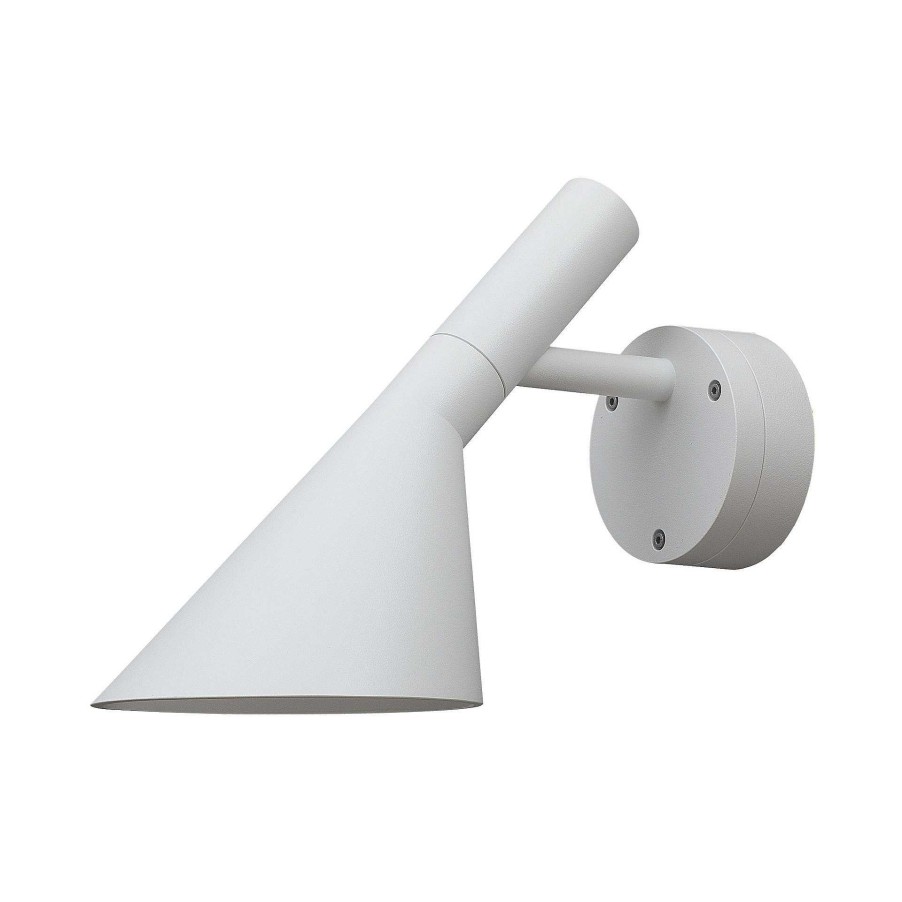 Louis Poulsen Outdoor Wall Lamps | Aj 50 Wall | Outdoor Lamp | White Textured