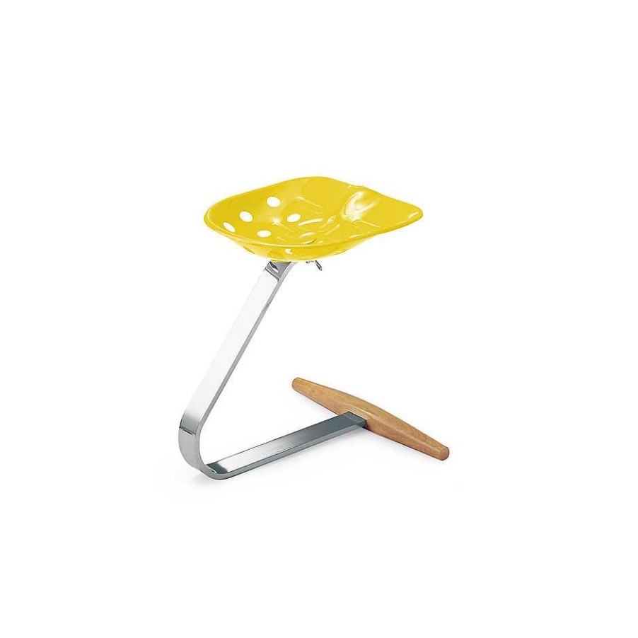 Zanotta Stools | Mezzadro | Stool | Yellow