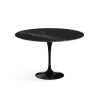 Knoll Dining Tables | Saarinen Tulip Table | Round Table | Nero Marquina Marble Shiny Finish