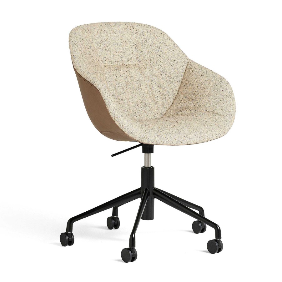 HAY Chairs | Aac 153 Soft Duo | Office Chair | Bolgheri Lgg60/Sense Nougat