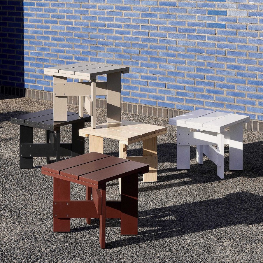 HAY Outdoor Tables | Crate Low Table | Outdoor Table | Black