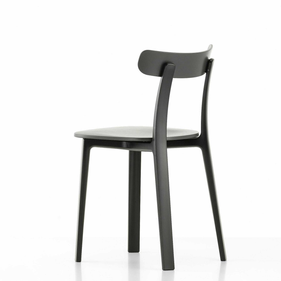 Vitra Chairs | Apc - All Plastic Chair | Graphite Grey, Two Tone