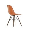 Vitra Chairs | Eames Fiberglass Side Chair Dsw | Eames Red Orange - Dark Maple