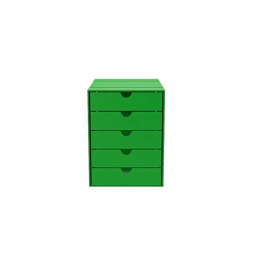 USM Stationery And Accessories | Inos | Container With Drawers C4 | Green