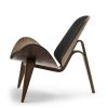 Carl Hansen & Søn Single Armchairs | Ch07 Shell Chair | Lacquered Walnut - Thor 301